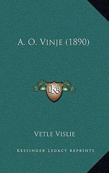 Paperback A. O. Vinje (1890) [Norwegian] Book