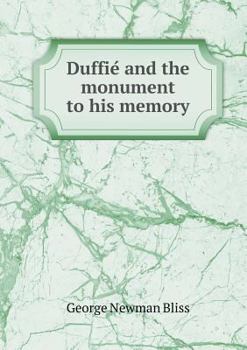 Paperback Duffie and the Monument to His Memory Book