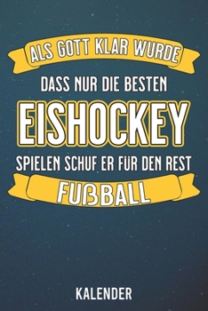 Kalender: 2020 A5 1 Woche 2 Seiten - 110 Seiten - Als Gott klar wurde Eishockey