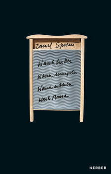 Hardcover Daniel Spoerri: Waschbretter, Waschrumpeln, Waschrubbeln, Washboard Book