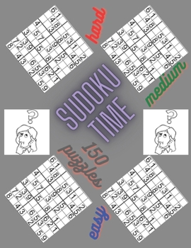 Paperback Sudoku puzzle book for kids and adults: crazy and cool easy medium hard sudoku puzzles Book