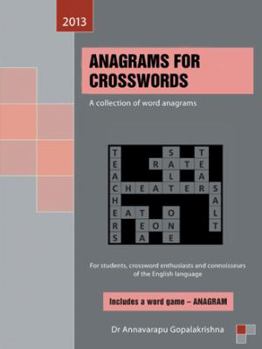 Paperback Anagrams for Crosswords: A Collection of Word Anagrams Book