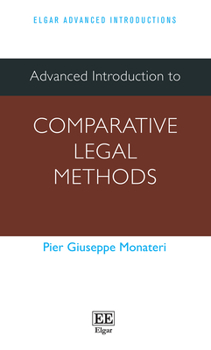 Hardcover Advanced Introduction to Comparative Legal Methods (Elgar Advanced Introductions series) Book