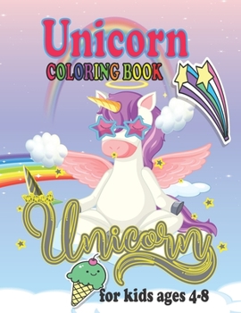 Paperback Unicorn Colouring Book: For Kids ages 4-8 Book