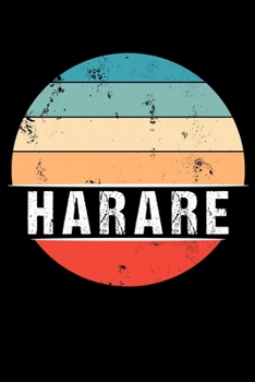 Paperback Harare: 100 Pages 6 'x 9' - Travel Journal or Notebook Book