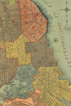1895 Map of the City of San Francisco: A Poetose Notebook / Journal / Diary (50 pages/25 sheets) (Poetose Notebooks)