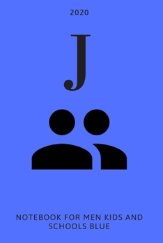 J: Notebook for men, kids and schools, blue