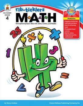 Paperback Math, Grade 4: Strengthening Basic Skills with Jokes, Comics, and Riddles Book