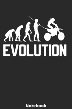 Evolution Notebook: Motorcross Evolution Design - 120 ruled Pages 6'x9'. Journal for Player, Referees and Coaches. Writing Book for your training, ... Fans and Lovers for Christmas or Birthday