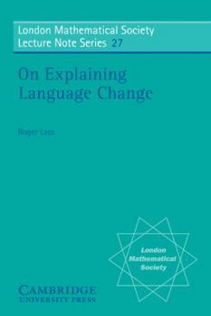 Paperback On Explaining Language Change Book