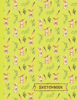 Paperback Rabbits Sketchbook: Rabbit Gifts: Blank Drawing Paper Sketch Book: Large Notebook for Doodling or Sketching 8.5" x 11" Book