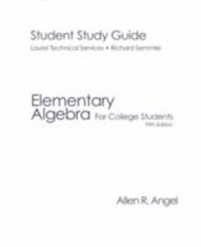 Paperback Elementary Algebra for College Students Book