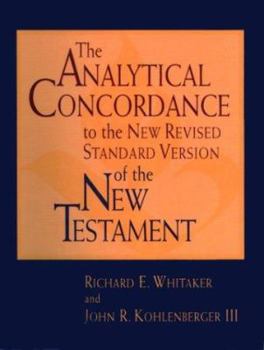 Hardcover The Analytical Concordance to the New Revised Standard Version of the New Testament Book