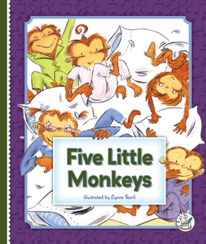 Library Binding Five Little Monkeys Book