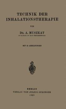 Paperback Technik Der Inhalationstherapie [German] Book