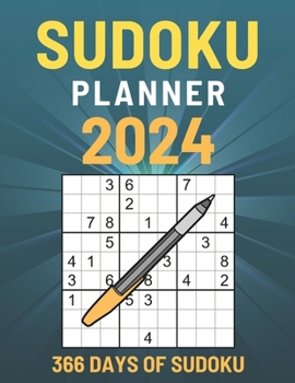Paperback Sudoku Planner 2024 Page A Day: 366 days of Sudoku Book