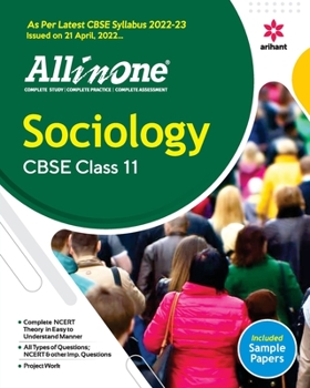 Paperback CBSE All In One Sociology Class 11 2022-23 Edition (As per latest CBSE Syllabus issued on 21 April 2022) Book