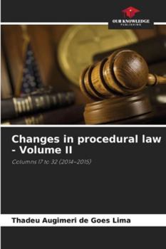 Paperback Changes in procedural law - Volume II Book
