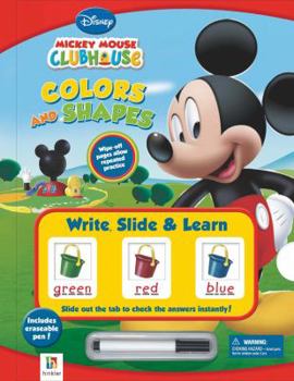 Board book Mickey Mouse Clubhouse - Colors and Shapes: Write, Slide and Learn Series Book