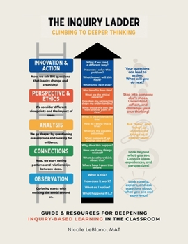Paperback The Inquiry Ladder: Climbing to Deeper Thinking: Guide & Resources for Deepening Inquiry-Based Learning in the Classroom Book
