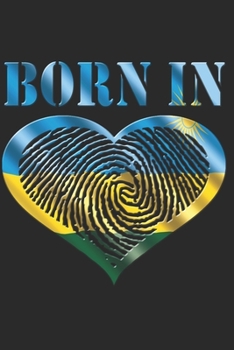 Paperback Rwanda Notebook: Rwanda Notebook - college book - diary - journal - booklet - memo - composition book - 120 sheets - Dot Grid paper 6x9 Book