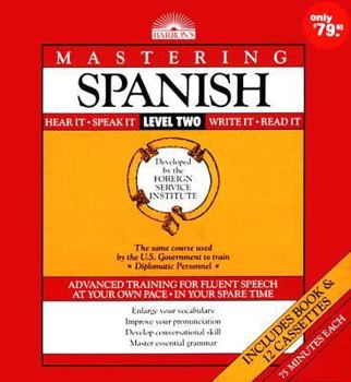 Audio Cassette Mastering Spanish, Level 2: Book and 12 Cassettes Book