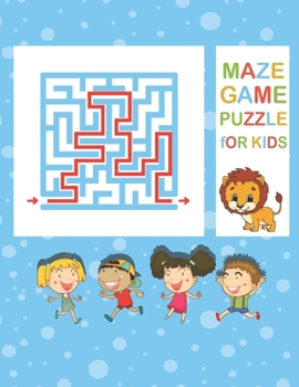 Paperback Maze Game Puzzle For kids: unique gift for your Kid Fun Maze Game Puzzle BOOK