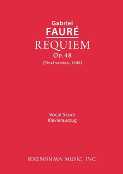 Paperback Requiem, Op.48: Vocal score [Latin] Book