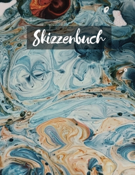 Skizzenbuch: Zeichenbuchleerstellen zum Skizzieren, Malen, Schreiben, Zeichnen, Kritzeln für Anfänger, Lerntiere, Alphabete. (German Edition)