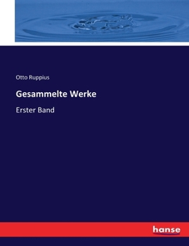 Paperback Gesammelte Werke: Erster Band [German] Book