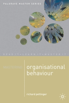 Paperback Mastering Organisational Behaviour Book