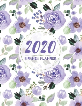 Finance Planner 2020: 12 Month Budget Planner Money Saving Challenge Monthly Bill Tracker Simple Budget Tracker Expense Tracker Happy Planner Notebook Monthly Money Goals Tracker