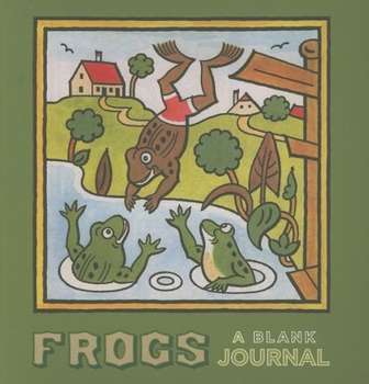 Spiral-bound Frogs: A Blank Journal Book
