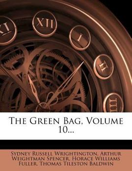 Paperback The Green Bag, Volume 10... Book
