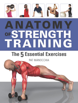 Paperback Anatomy of Strength Training: The 5 Essential Exercises [With Poster] Book