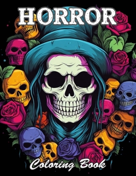 Horror Coloring Book for Adult: Relaxing and Adorable Designs for All Ages