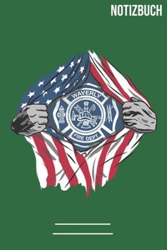 Notizbuch Liniert Feuerwehrmann Amerika: A5 Notizbuch /  Notebook • 111 Seiten  • Extra  Kalender 2020 •  Einzigartig •  Liniert •  Linien •  Linie • Geschenk • Geschenkidee (German Edition)