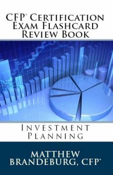 Paperback CFP Certification Exam Flashcard Review Book: Investment Planning (2017 Edition) Book