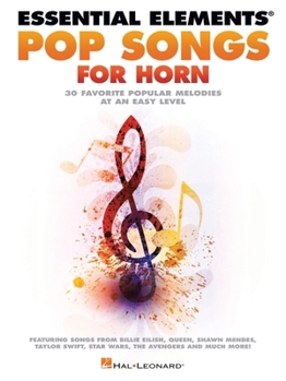 Paperback Essential Elements Pop Songs for Horn Book