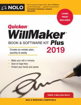 Paperback Quicken Willmaker Plus 2019 Edition: Book & Software Kit Book
