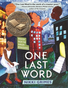 Hardcover One Last Word: Wisdom from the Harlem Renaissance Book