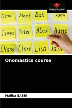 Paperback Onomastics course Book