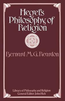 Hegel's Philosophy of Religion (Library of philosophy and religion)