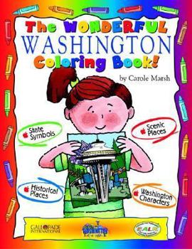 Paperback The Wonderful Washington Coloring Book! Book