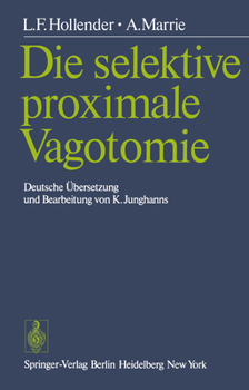 Paperback Die Selektive Proximale Vagotomie [German] Book