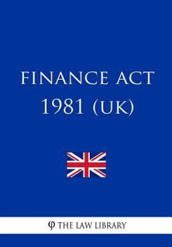 Paperback Finance ACT 1981 (Uk) Book