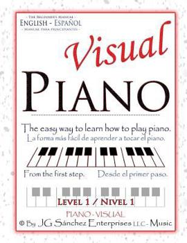Paperback Visual Piano: Level 1 Book