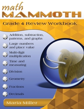 Paperback Math Mammoth Grade 4 Review Workbook Book