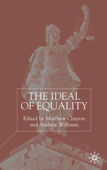 Paperback The Ideal of Equality Book