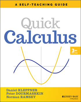 Paperback Quick Calculus: A Self-Teaching Guide Book